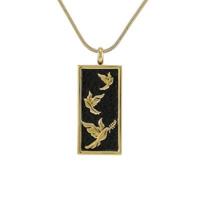 Adorned Dove Cremation Pendant